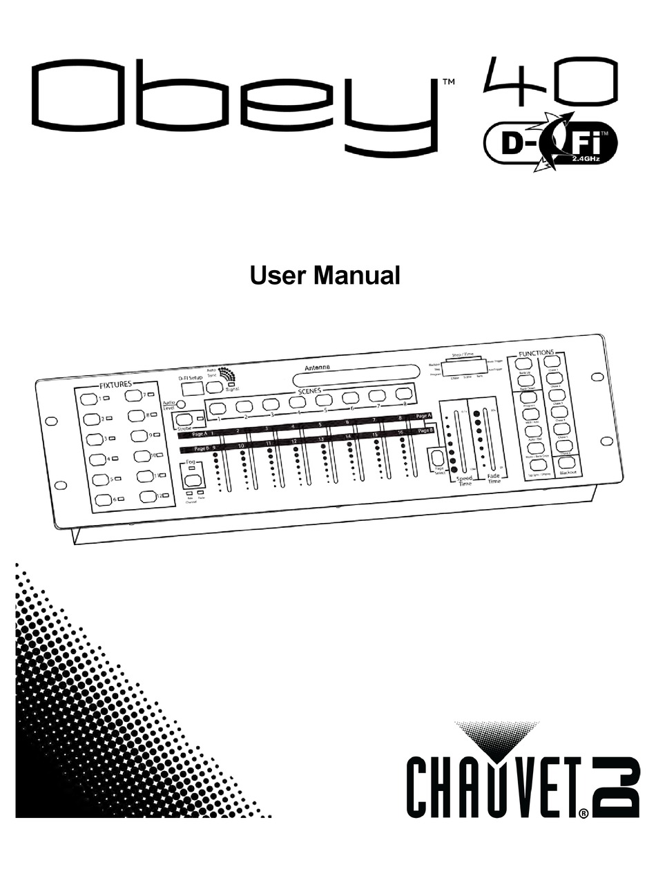 CHAUVET OBEY 40 USER MANUAL Pdf Download | ManualsLib