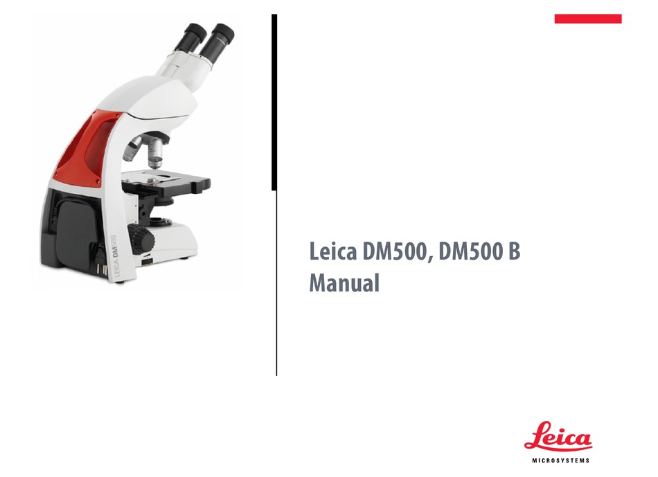 LEICA DM500 MANUAL Pdf Download | ManualsLib