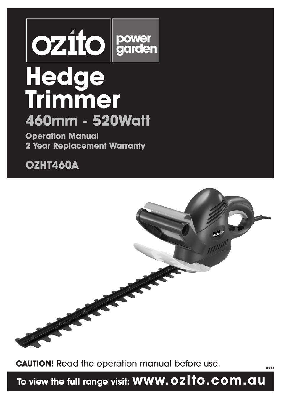 OZITO OZHT460A OPERATION MANUAL Pdf Download ManualsLib