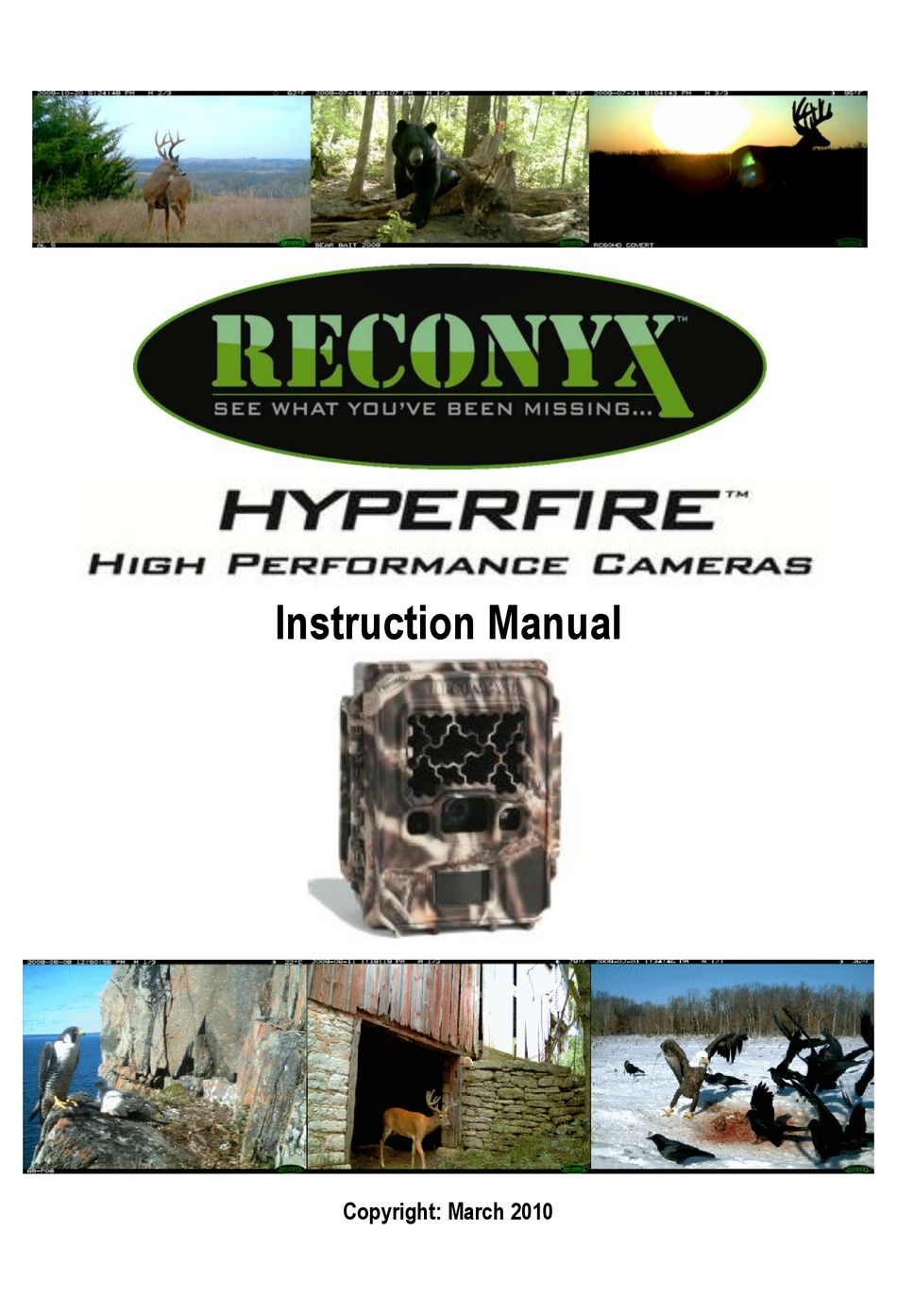 RECONYX HYPERFIRE HC500 INSTRUCTION MANUAL Pdf Download ManualsLib