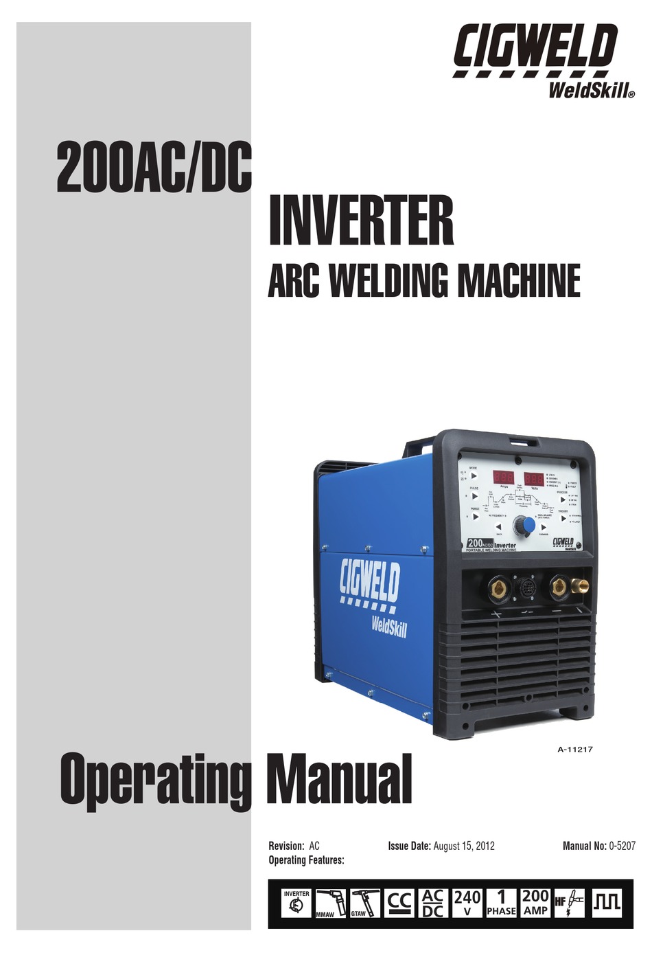 CIGWELD 200AC OPERATING MANUAL Pdf Download ManualsLib