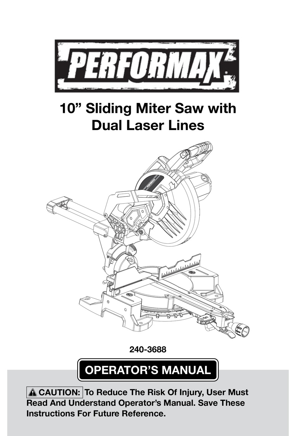 Performax deals chop saw