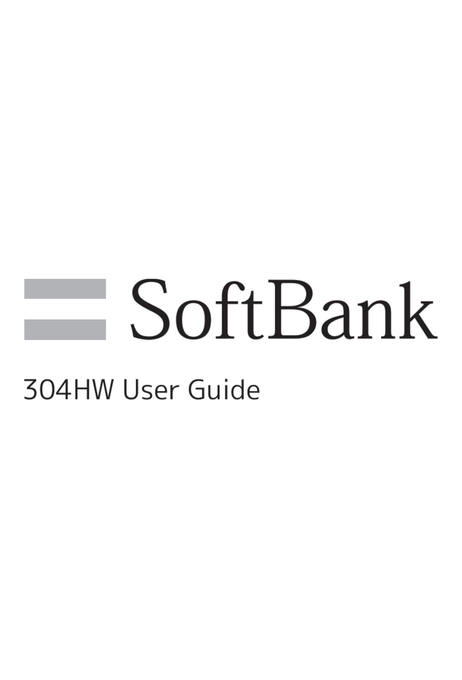 Softbank 304hw User Manual Pdf Download Manualslib