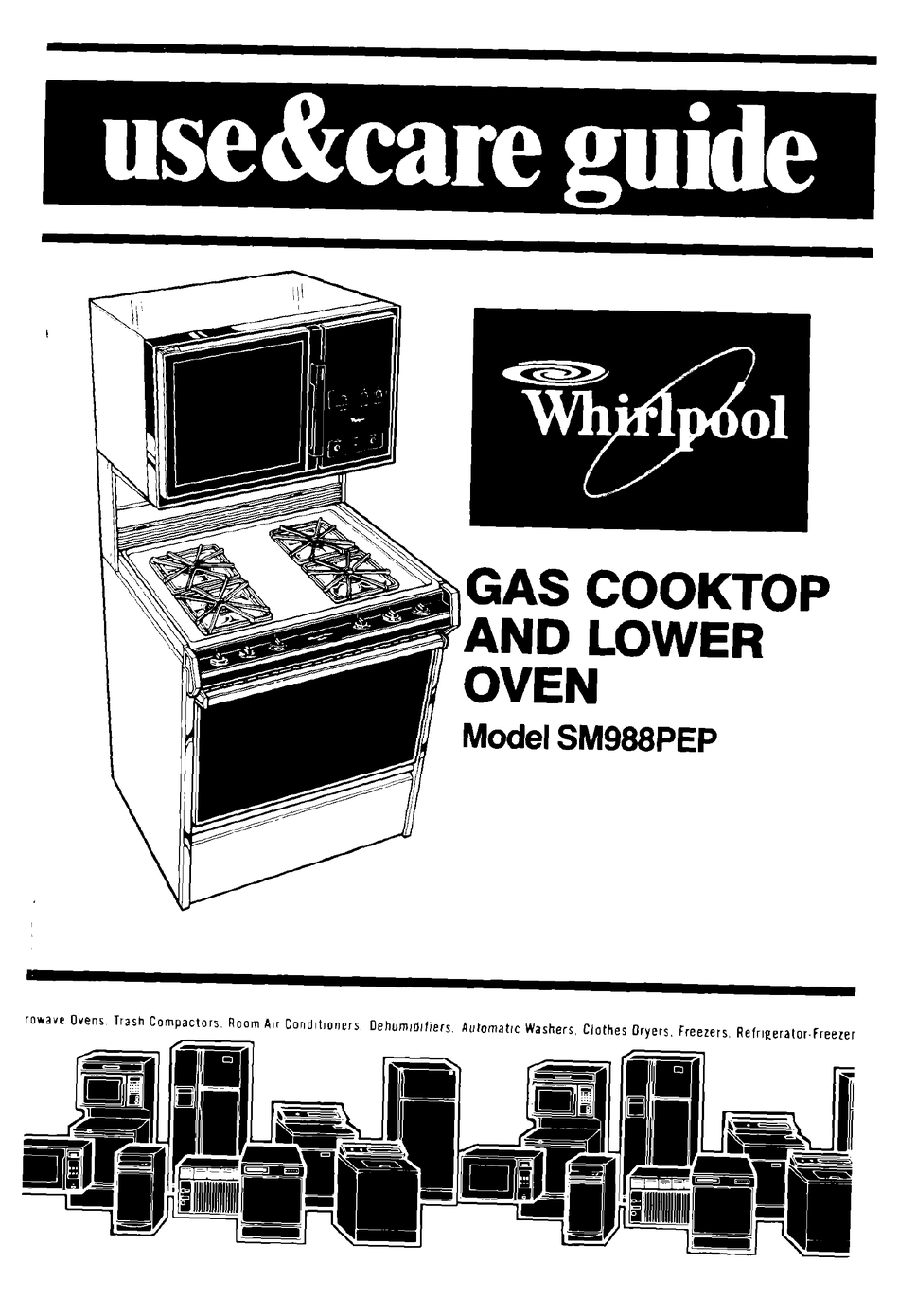 WHIRLPOOL SM988PEP USE & CARE MANUAL Pdf Download | ManualsLib