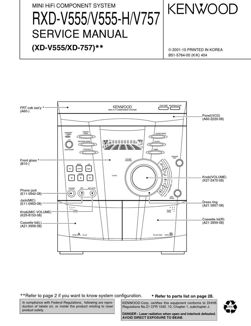 Kenwood rxd 550 схема