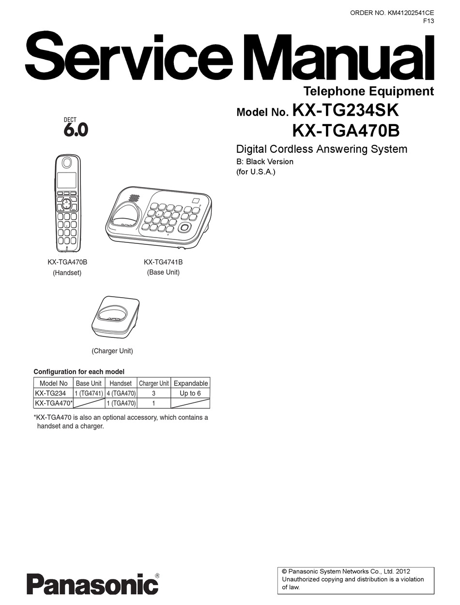 Panasonic kx tga250ru схема