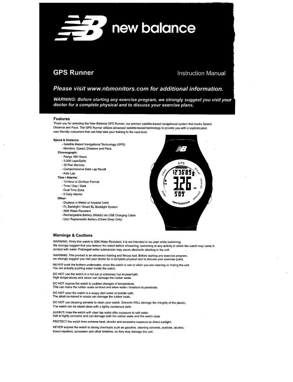 new balance watch 52534 manual