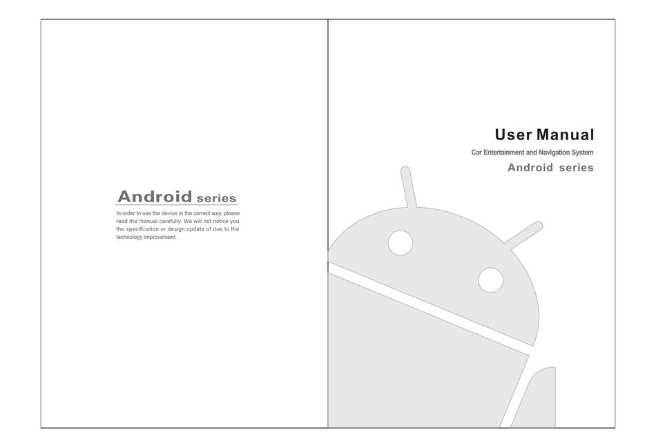 Android Car Entertainment And Navigation System User Manual Pdf Download Manualslib