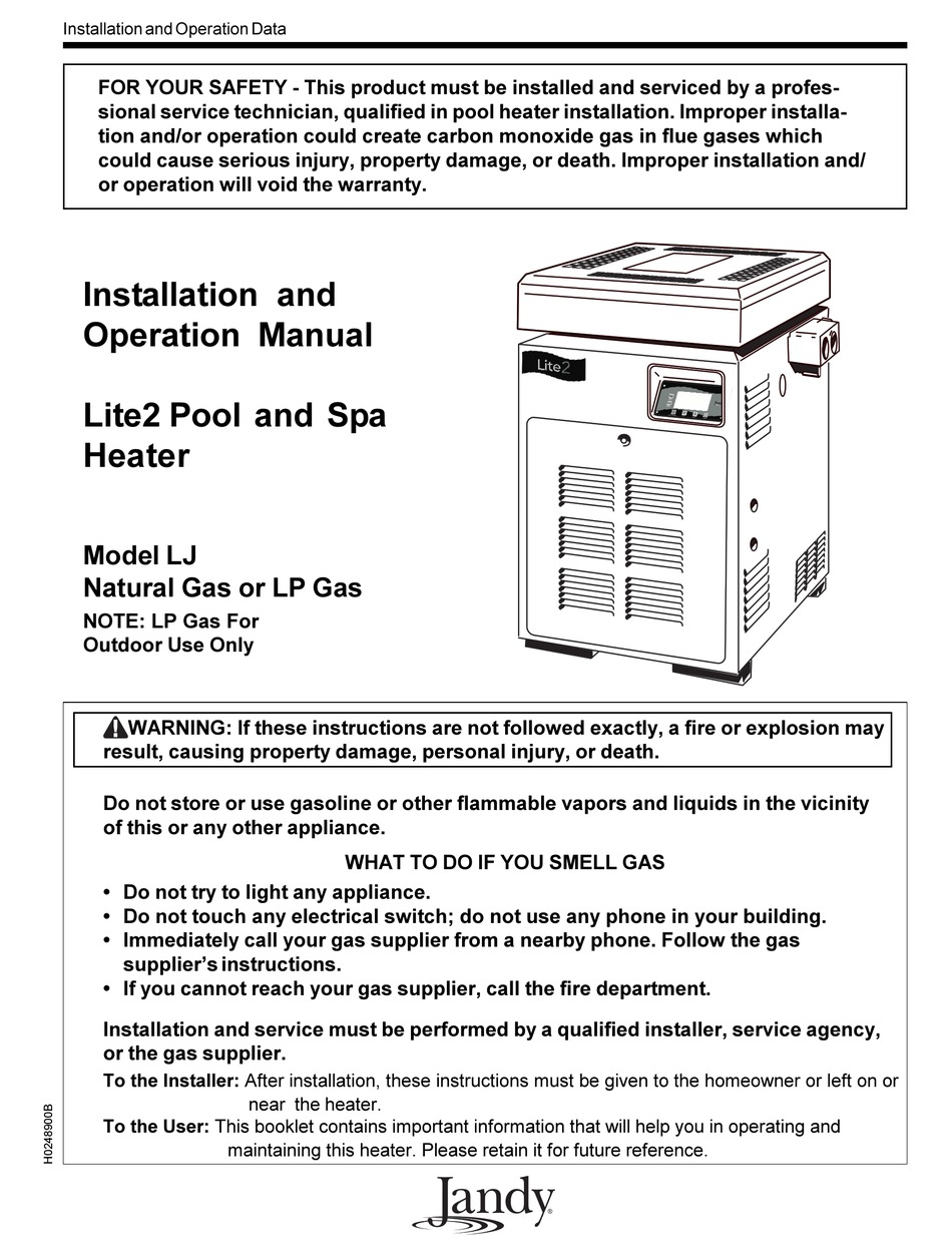 jandy lxi heater parts diagram