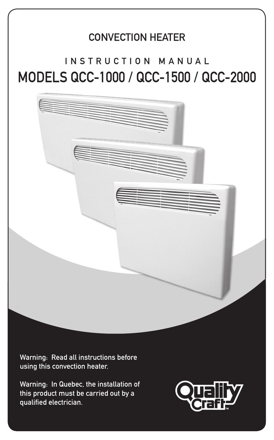 QUALITY CRAFT QCC1000 INSTRUCTION MANUAL Pdf Download ManualsLib