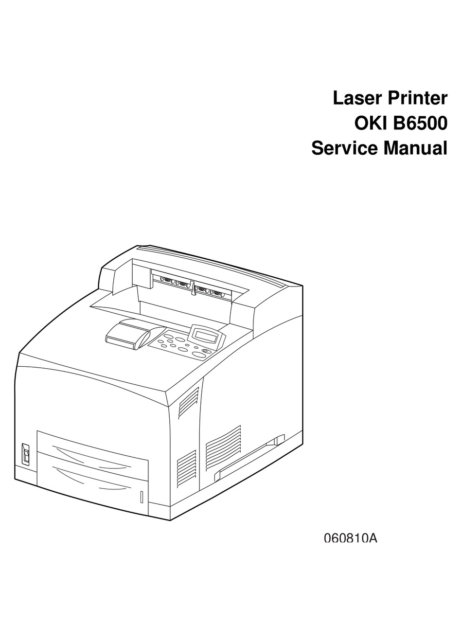OKI B6500 SERVICE MANUAL Pdf | ManualsLib