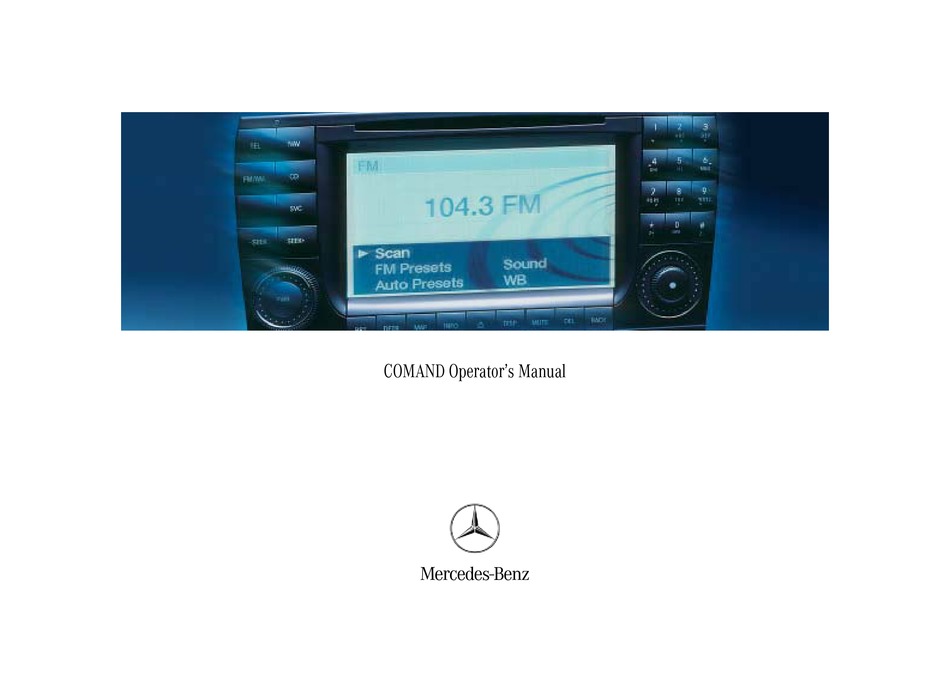 MERCEDES-BENZ COMAND OPERATOR'S MANUAL Pdf Download | ManualsLib