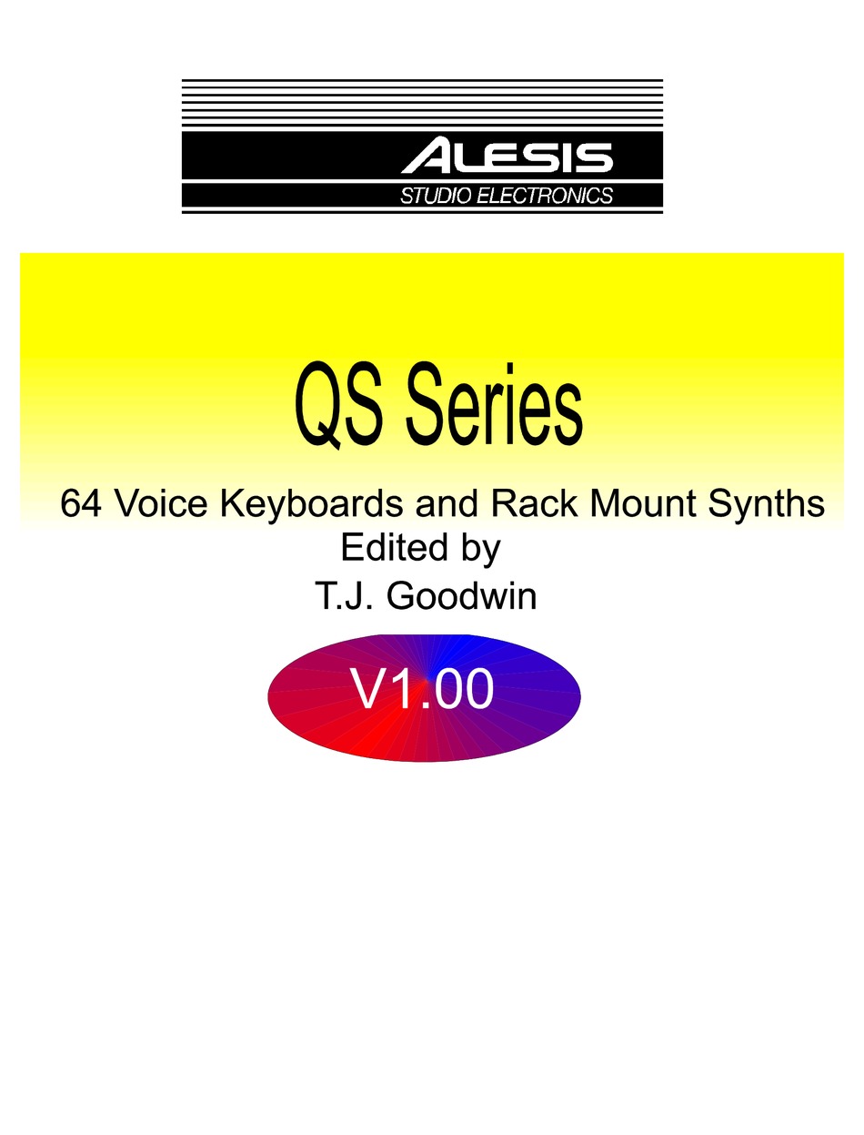 ALESIS QS SERIES SERVICE MANUAL Pdf Download | ManualsLib