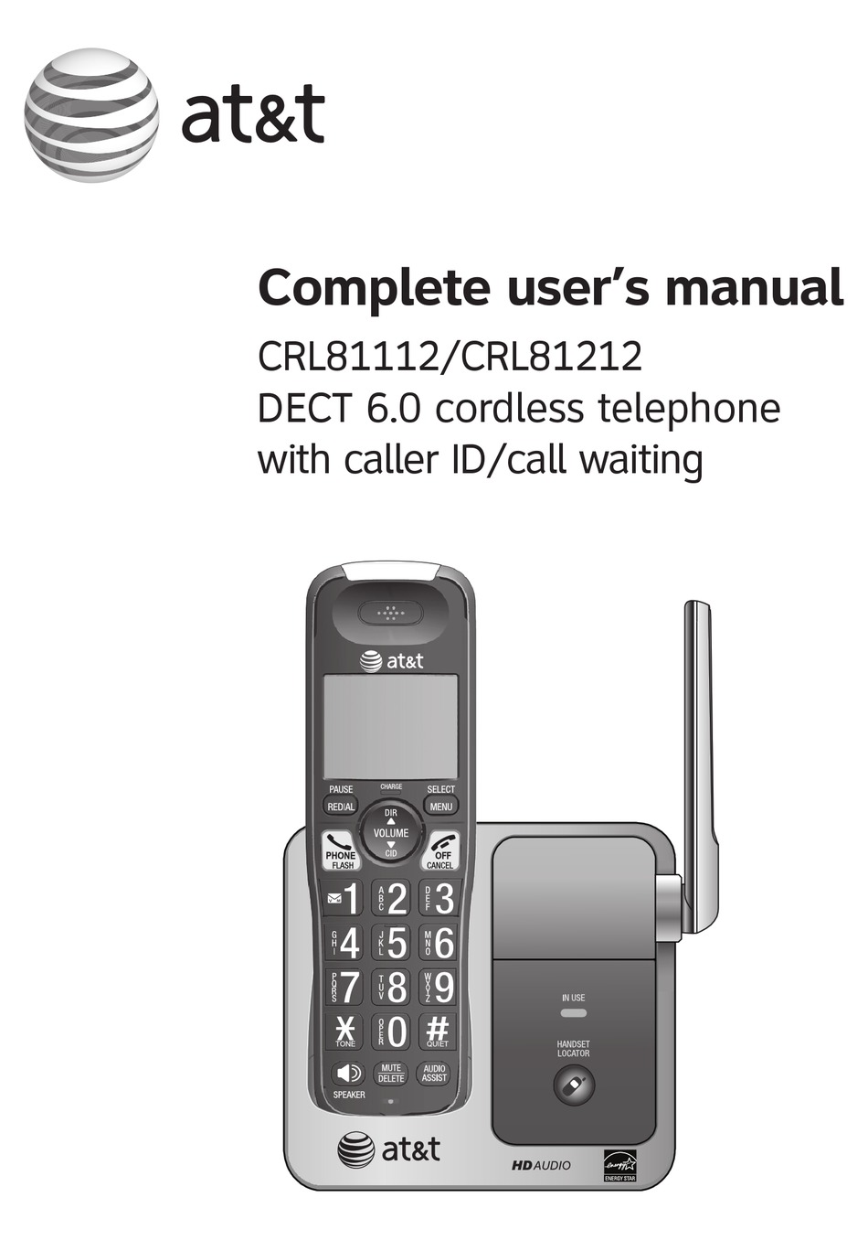 AT&T CRL81112 COMPLETE USER'S MANUAL Pdf Download | ManualsLib