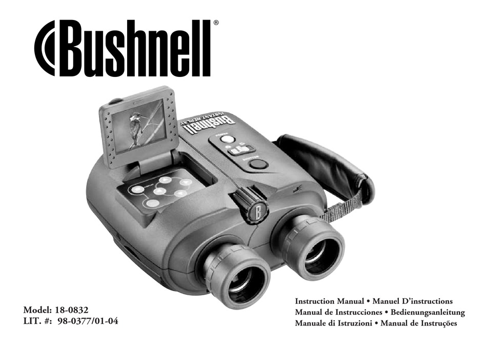 BUSHNELL IMAGEVIEW 180832 INSTRUCTION MANUAL Pdf Download ManualsLib