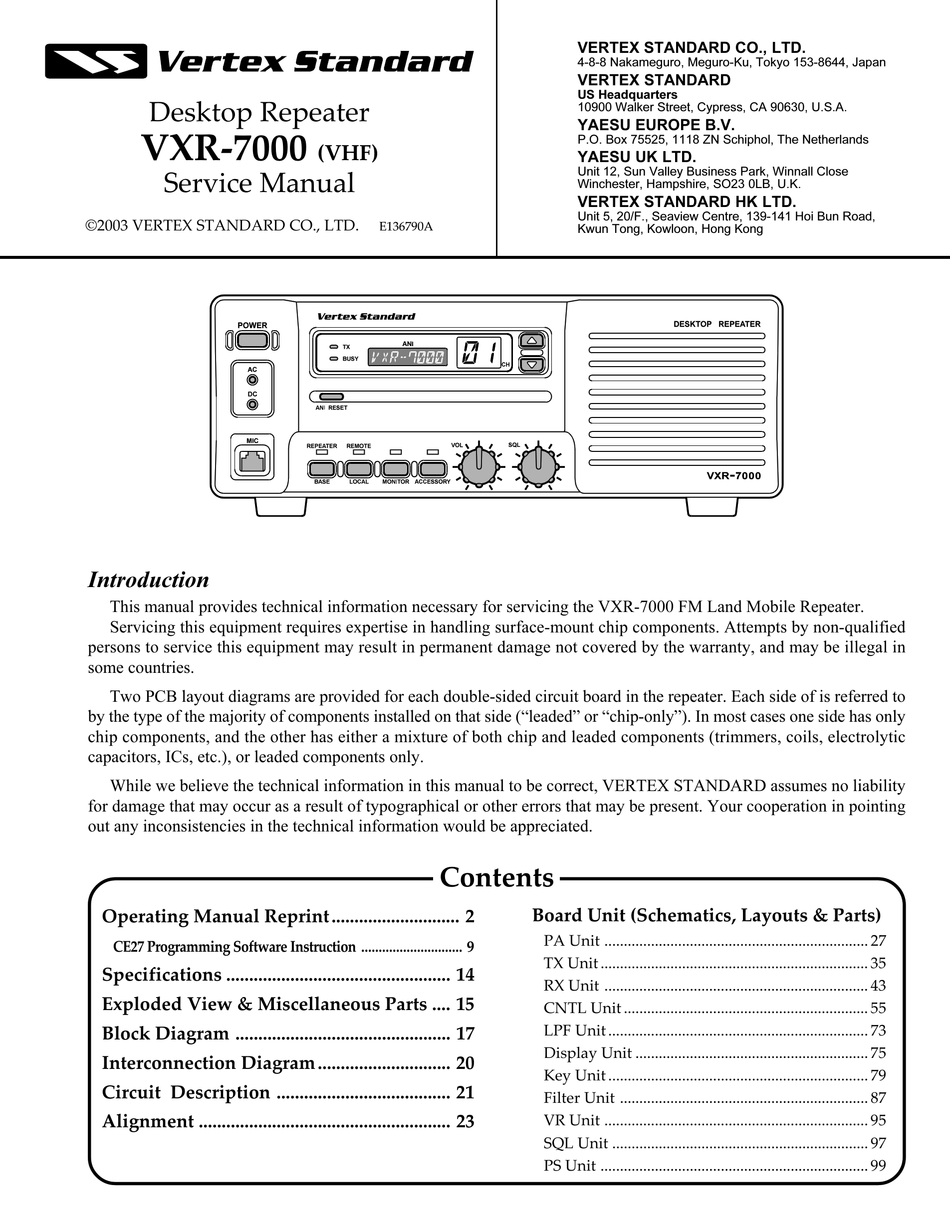 vertex standard programming software download