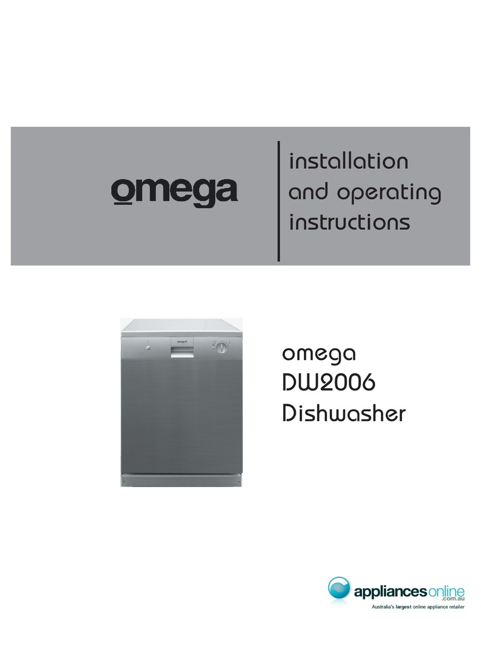 OMEGA DW2006 INSTALLATION AND OPERATING INSTRUCTIONS MANUAL Pdf Download ManualsLib