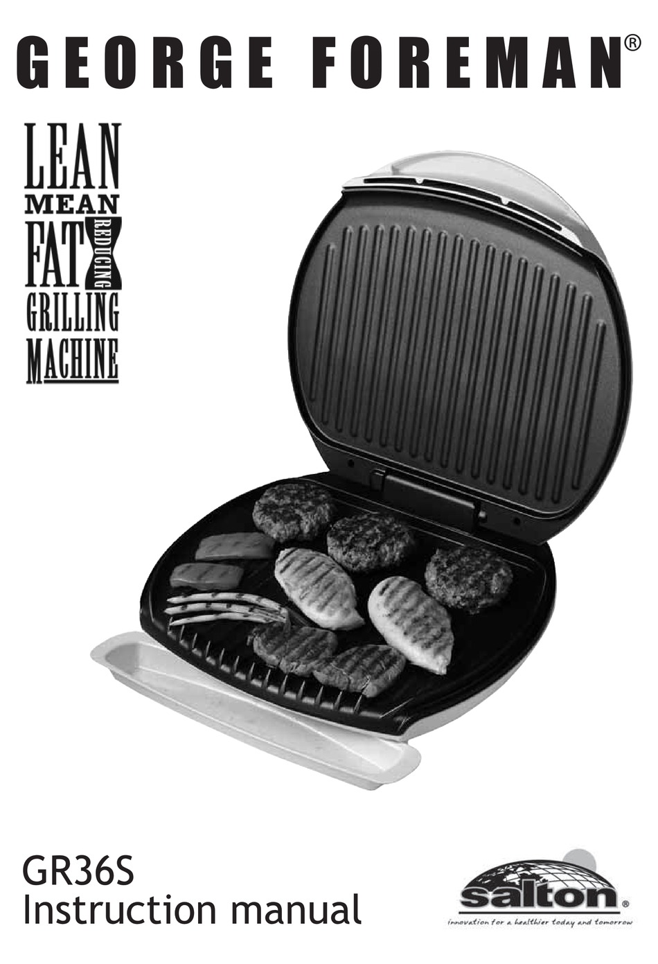 FOREMAN GR36S INSTRUCTION MANUAL Pdf Download ManualsLib