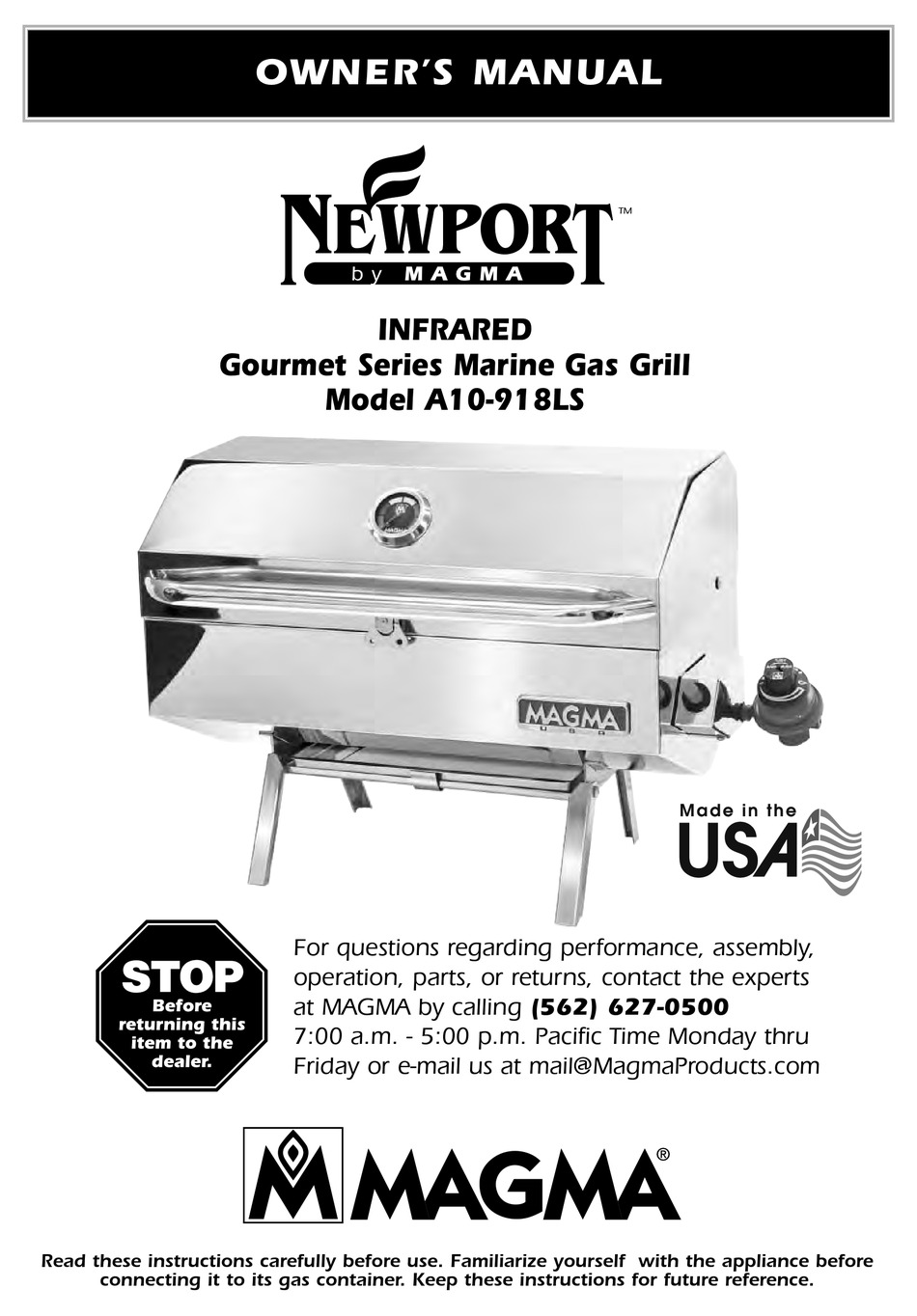 Magma Newport 2 Gourmet Series Grill - Infrared