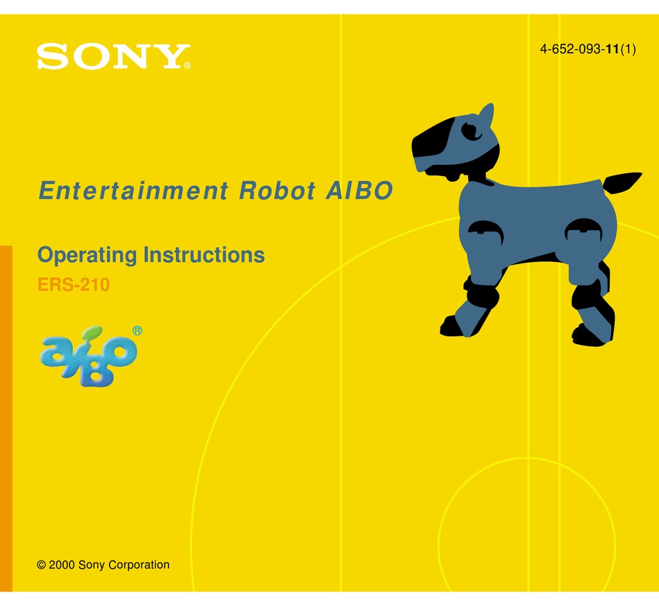 Sony Aibo Ers-210/ 220Repair Service Gutachten mit Fehlerprotokoll