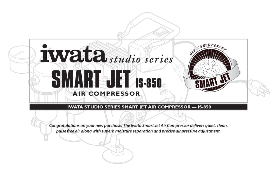 Compresseur aérographe Iwata smart jet 110-120v
