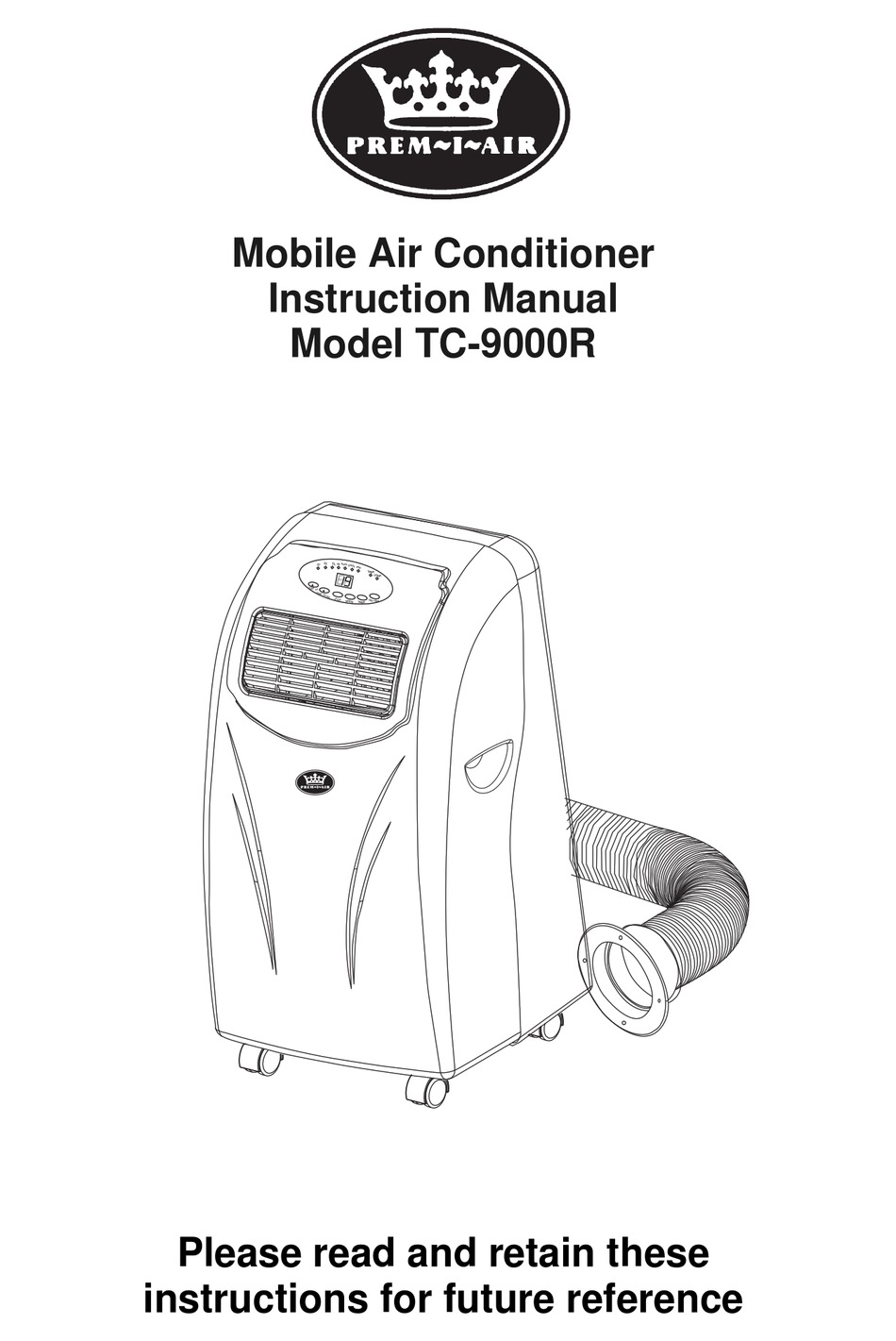 Prem I Air Air Conditioner Manual 85+ Pages - Manual Updated 
