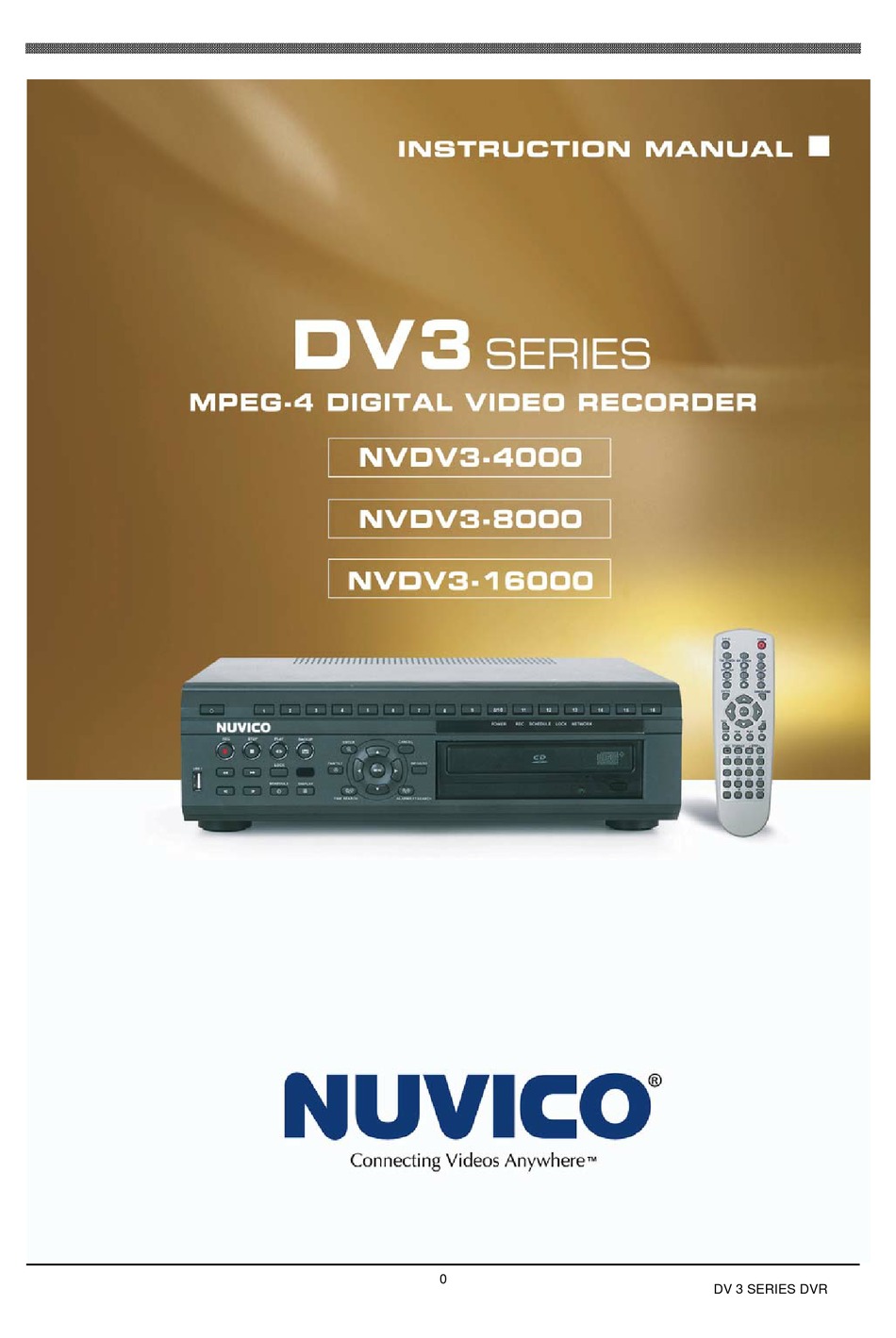 Nuvico Nvdv3 4000 Instruction Manual Pdf Download Manualslib