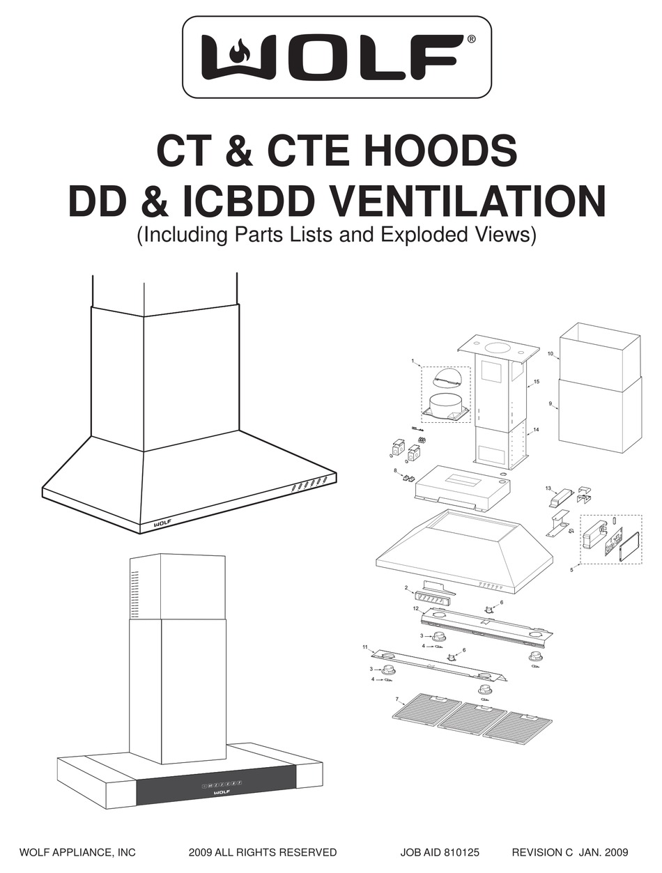 Wolf Ct Installation And Operation Manual Pdf Download Manualslib