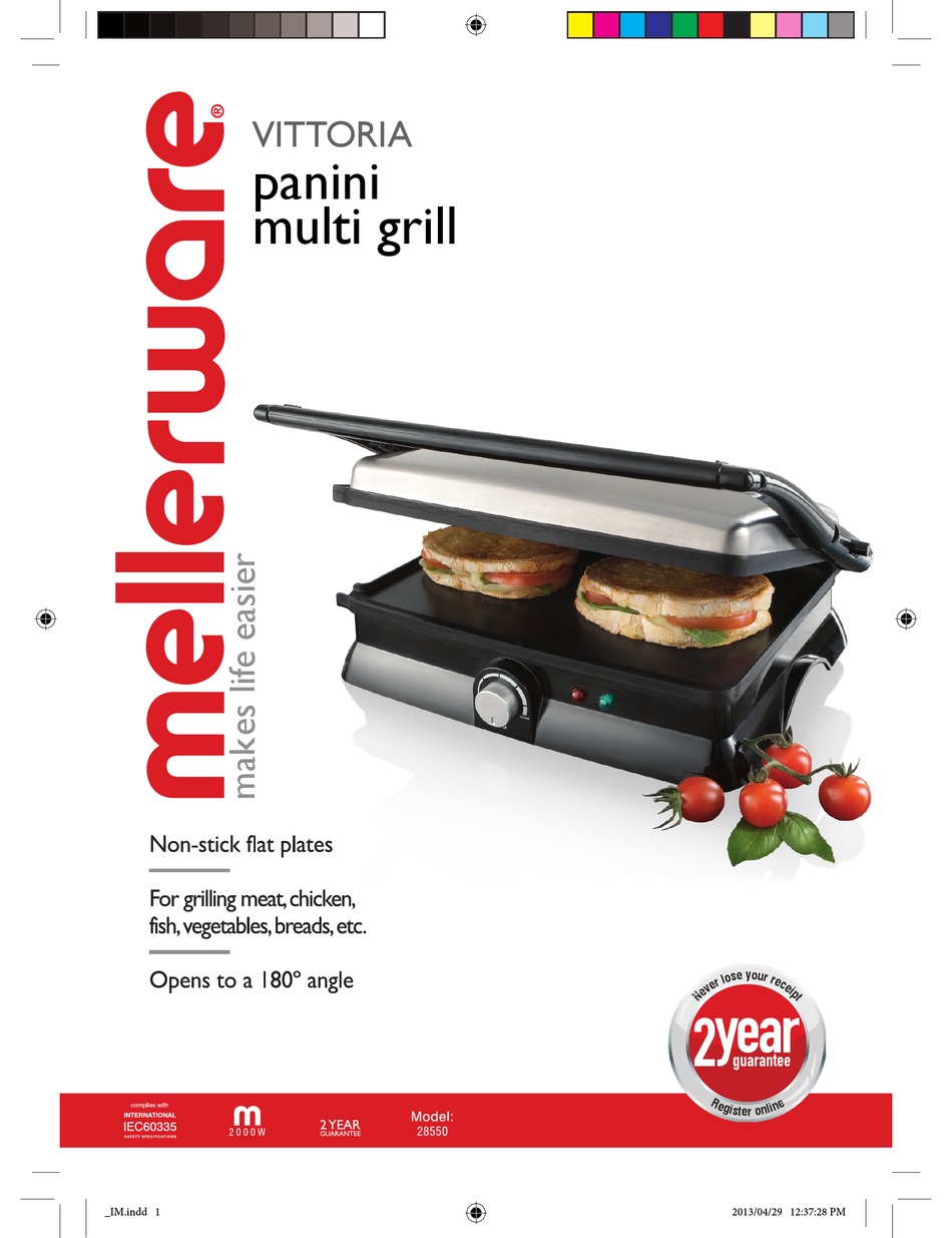 mellerware panini multi grill