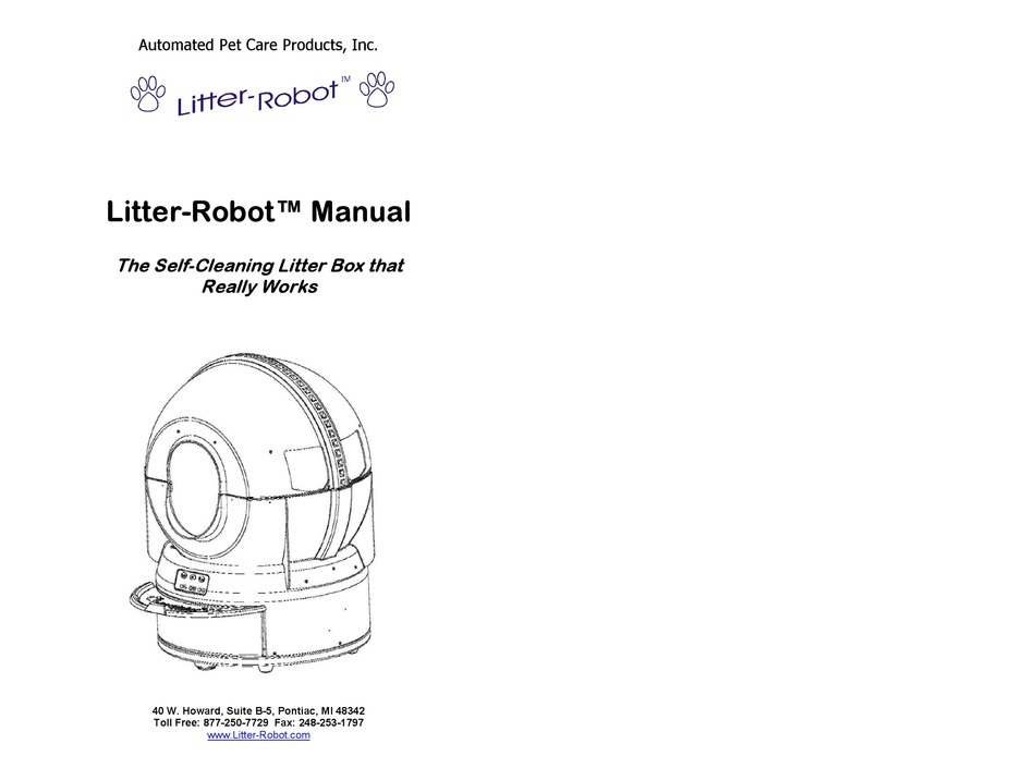 litter robot 3 manual