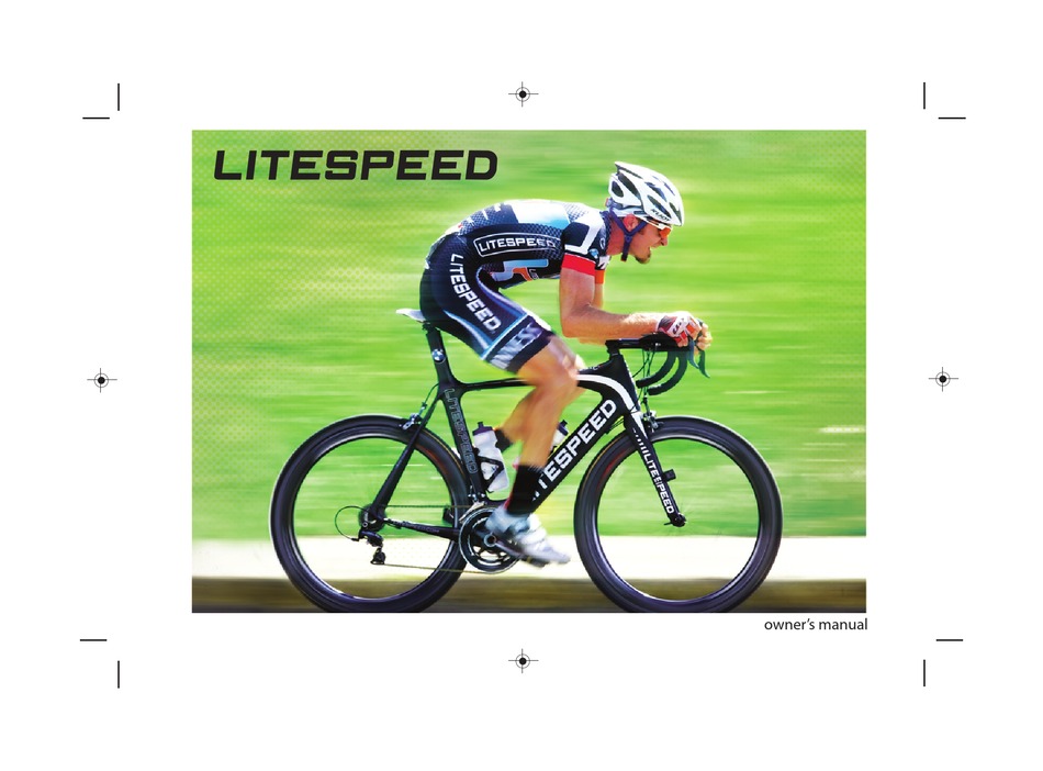 LITESPEED BICYCLE OWNER'S MANUAL Pdf Download ManualsLib