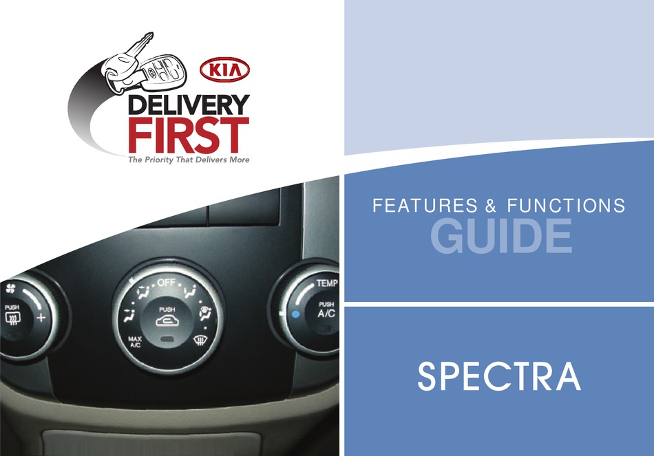 KIA 2007 SPECTRA OWNER