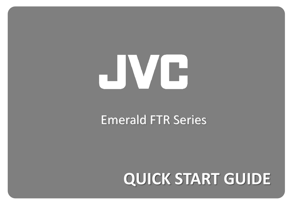 JVC EM42FTR QUICK START MANUAL Pdf Download | ManualsLib