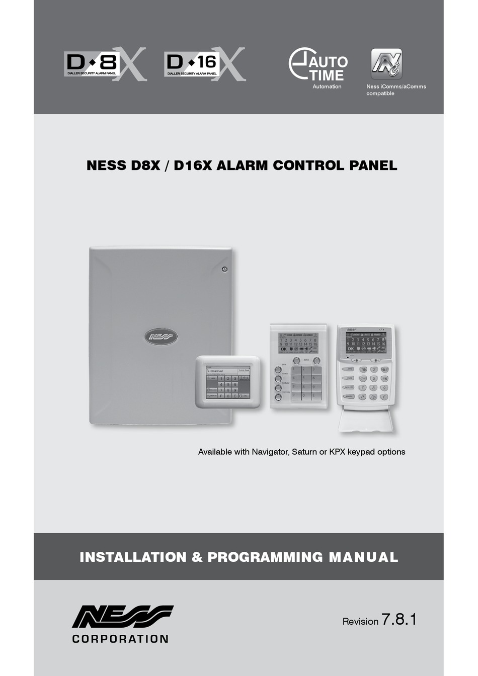 Ness D8x Installation Programming Manual Pdf Download Manualslib