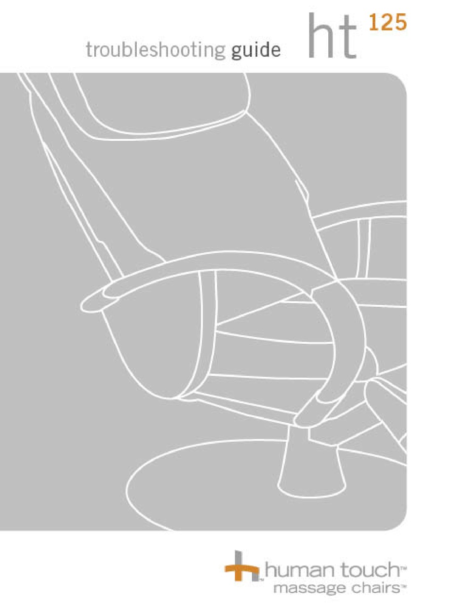 human touch massage chair problems