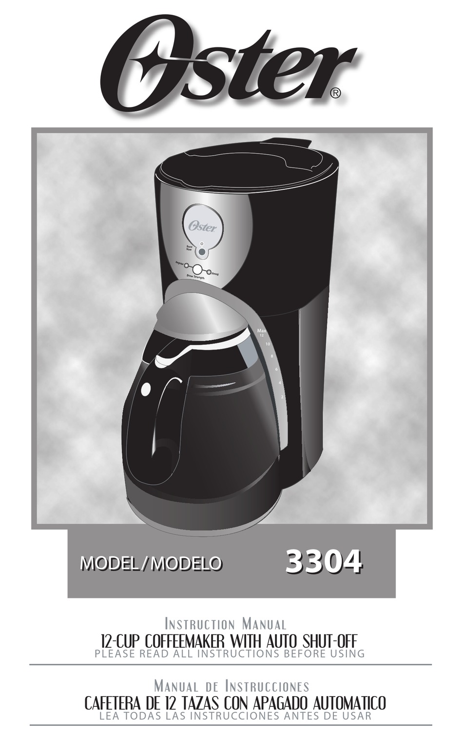 OSTER 3304 INSTRUCTION MANUAL Pdf Download | ManualsLib