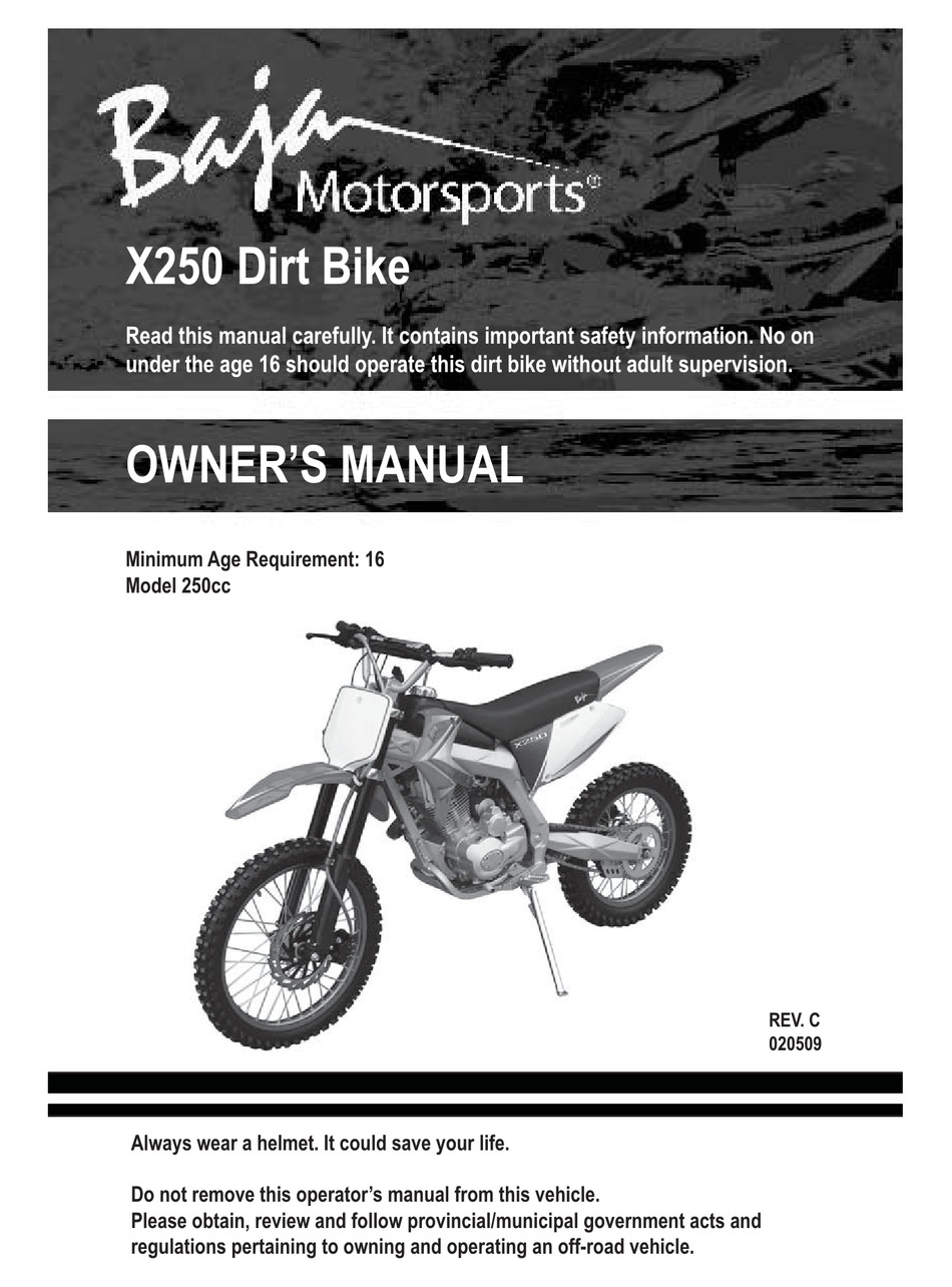 baja x250 parts