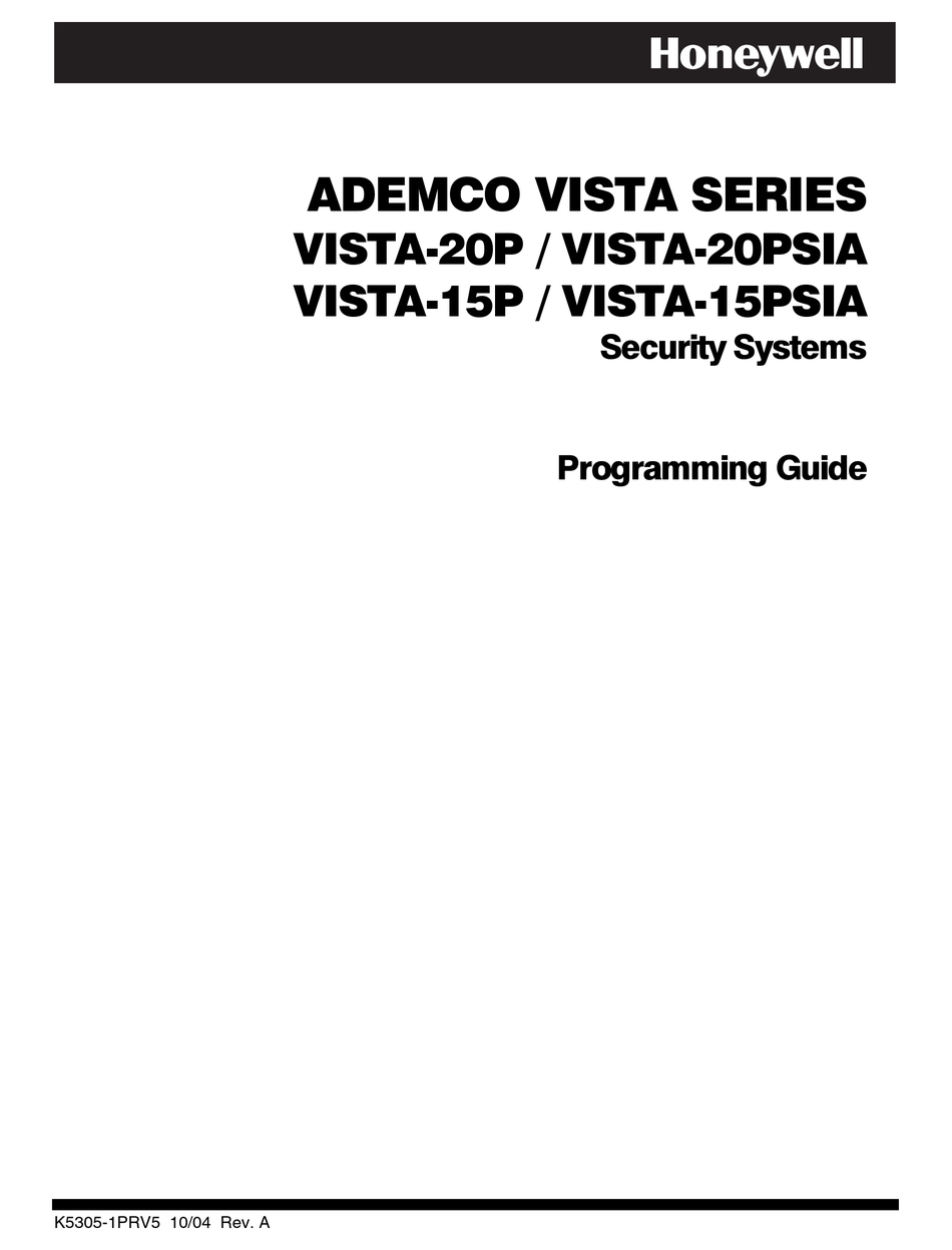 honeywell vista 20p installation manual pdf rev c honeywell vista 20p installation manual pdf rev c