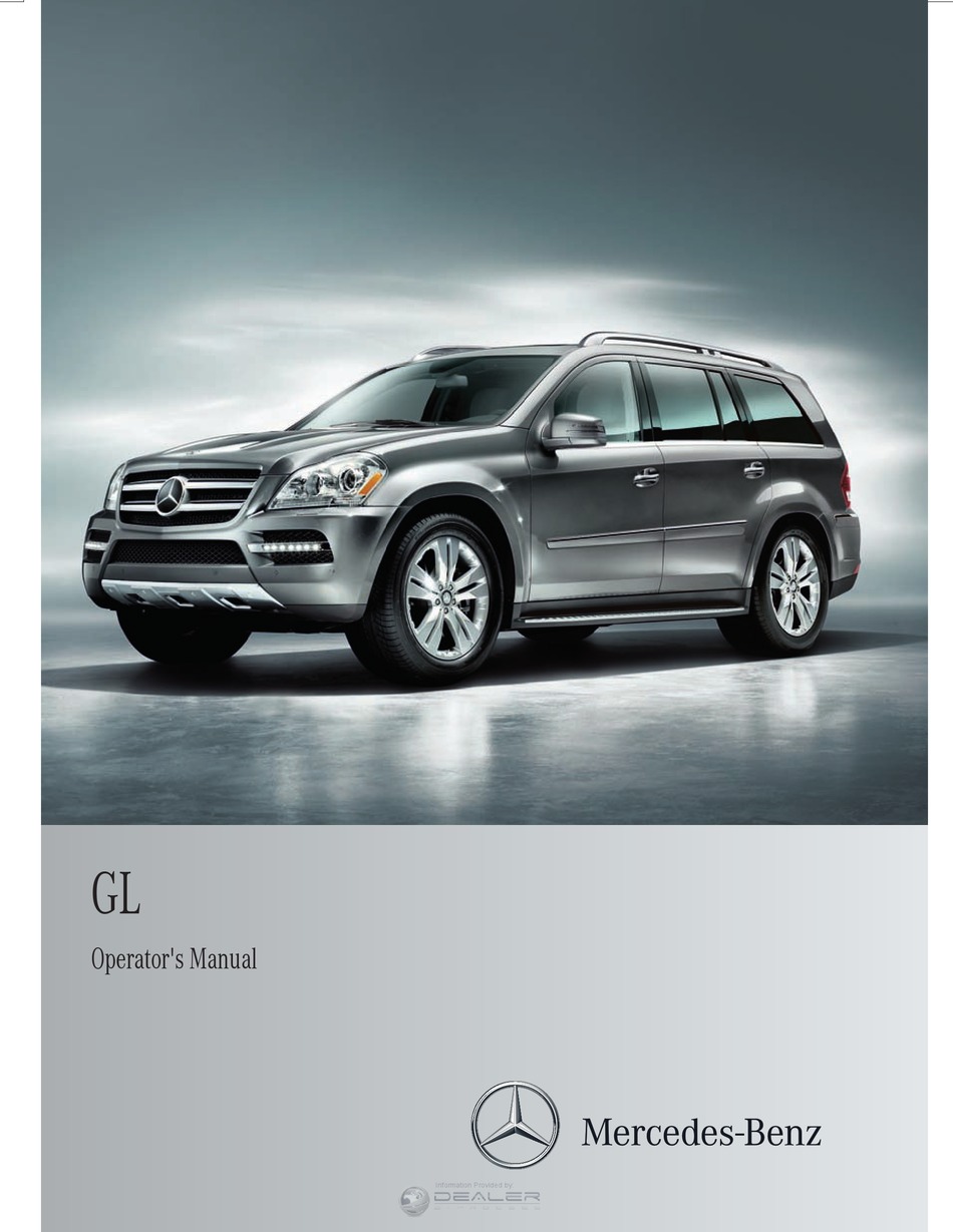 MERCEDESBENZ GL OPERATOR'S MANUAL Pdf Download ManualsLib