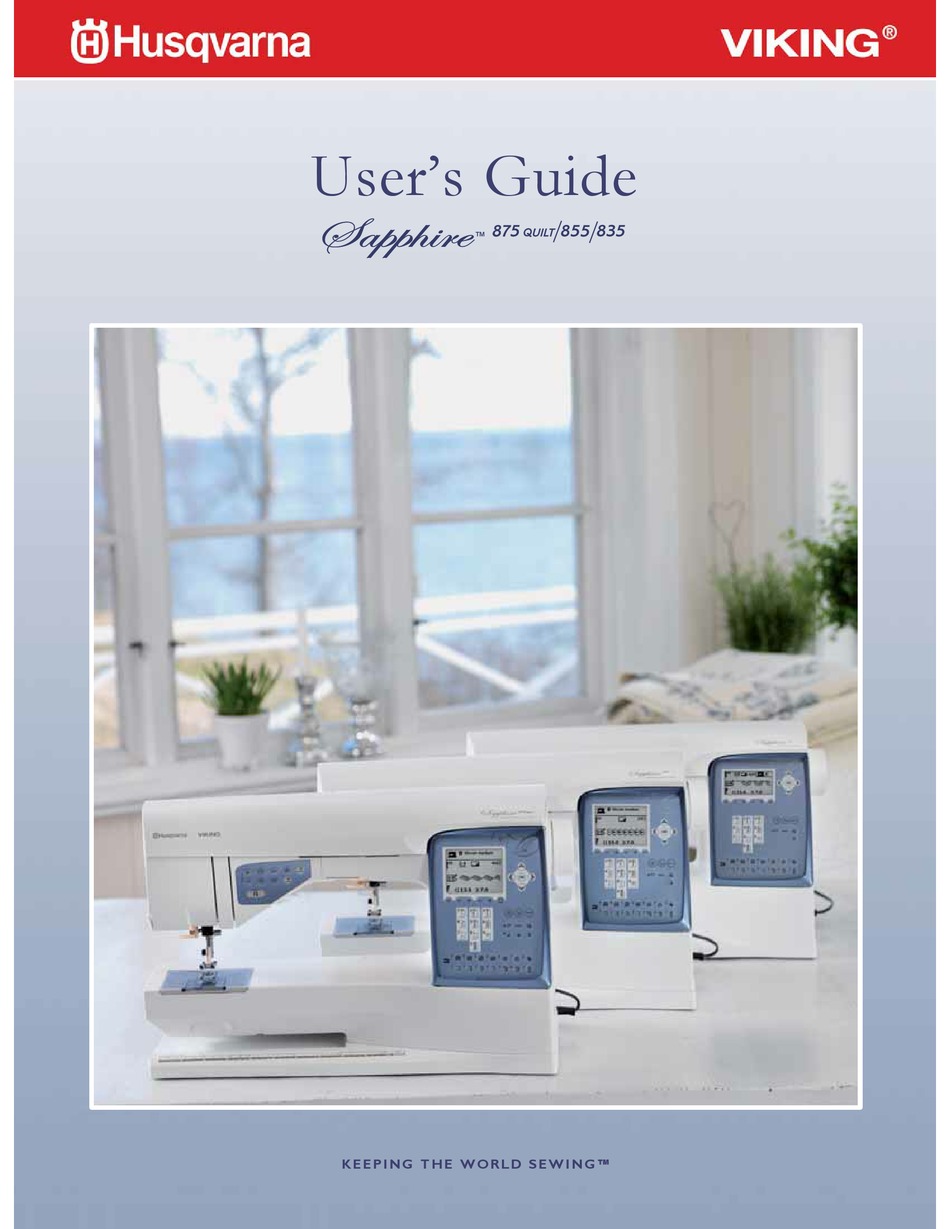HUSQVARNA VIKING SAPPHIRE 875 QUILT USER MANUAL Pdf Download ManualsLib