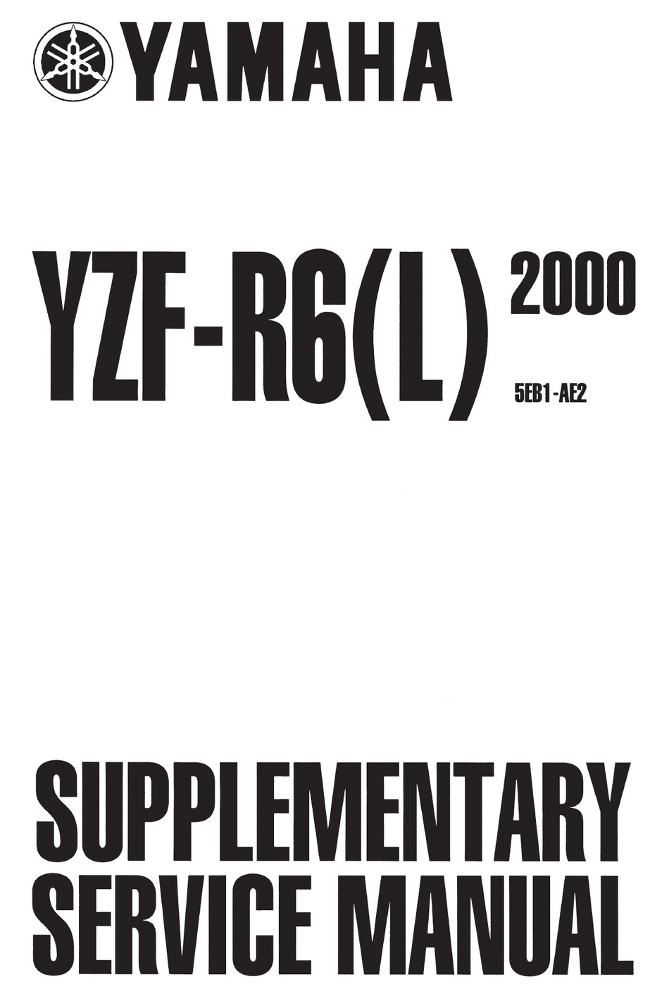 YAMAHA YZF-R6 L 2000 SERVICE MANUAL Pdf Download | ManualsLib  2000 Yamaha R6 Wiring Harness Diagram    ManualsLib