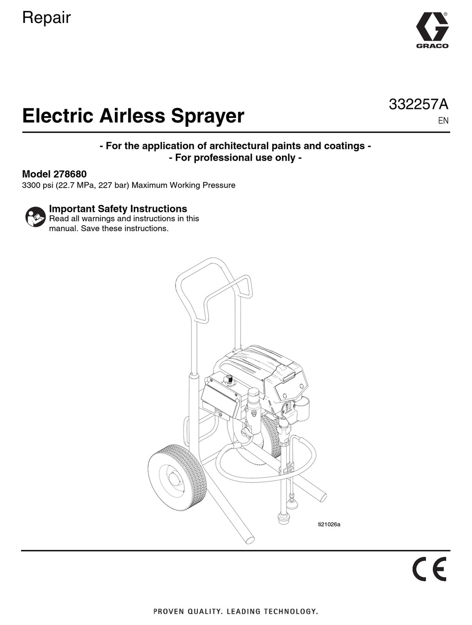 GRACO 278680 INSTRUCTIONS MANUAL Pdf Download | ManualsLib