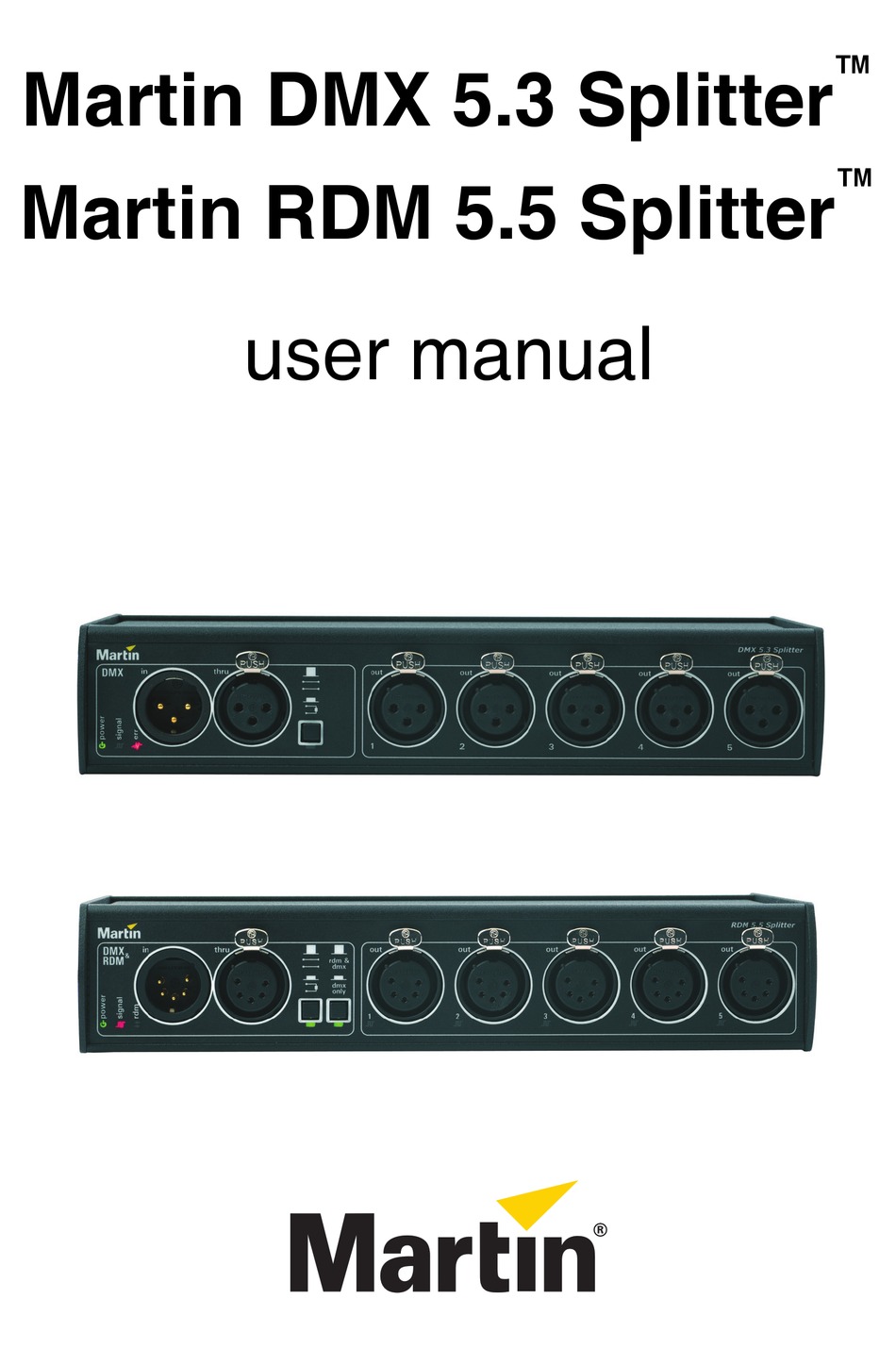 Martin DMX 5.3 Splitter, Martin Lighting