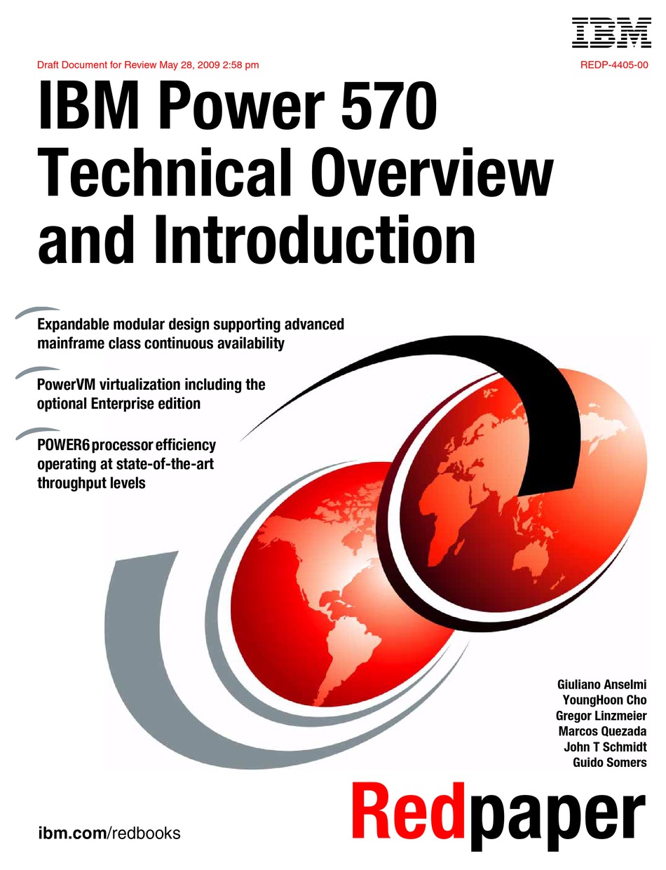 Ibm Power 570 Technical Overview And Introduction Pdf Download Manualslib