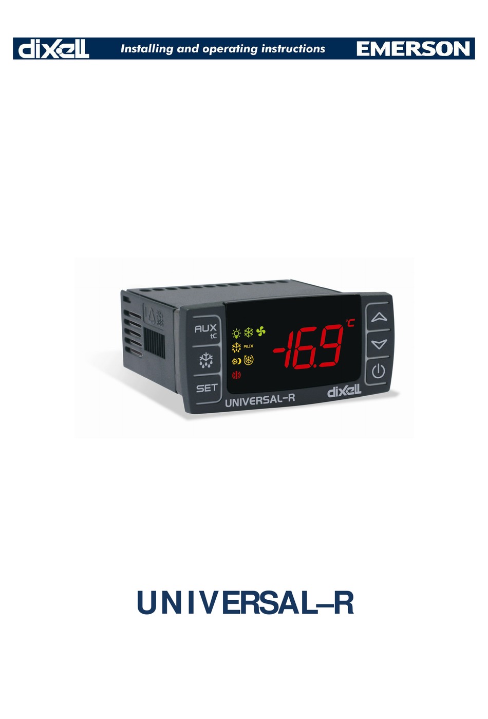 EMERSON UNIVERSALR INSTALLING AND OPERATING INSTRUCTIONS Pdf Download