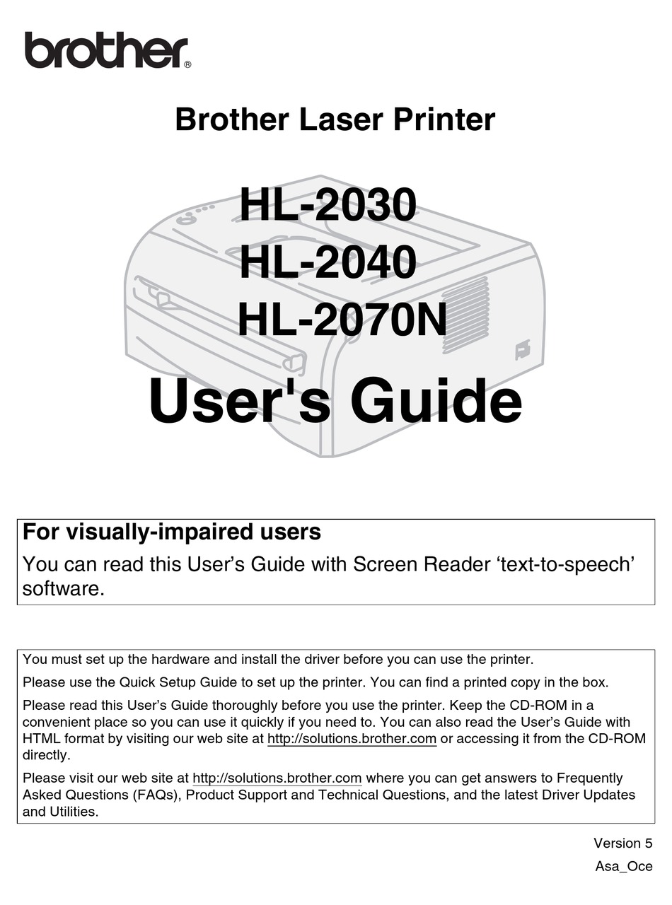 brother hl 2040 driver for mac