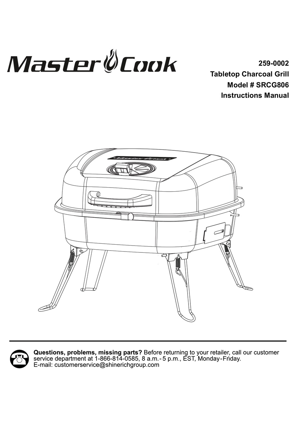 MASTER COOK SRCG806 INSTRUCTION MANUAL Pdf Download ManualsLib