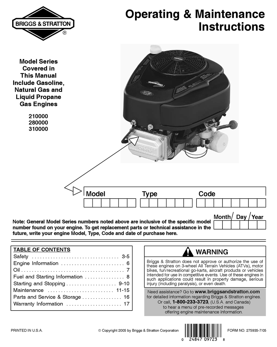 briggs and stratton model 19 manual