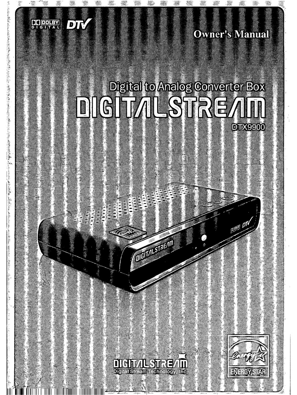 DIGITAL STREAM DTX9900 OWNER'S MANUAL Pdf Download ManualsLib