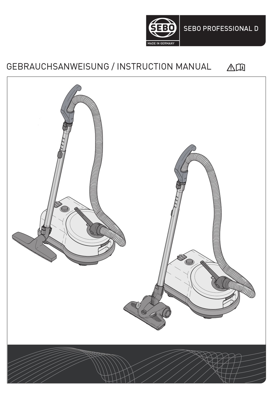 SEBO VACUUM CLEANER INSTRUCTION MANUAL Pdf Download ManualsLib